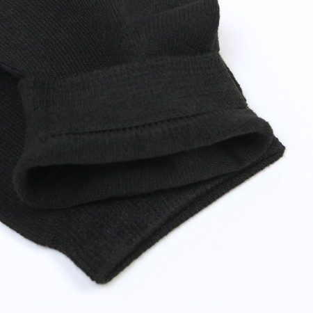 Socks shortened, black color, size 25-3