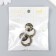 Frunker handle for the casket metal "strips" bronze 3.3x2.5 cm