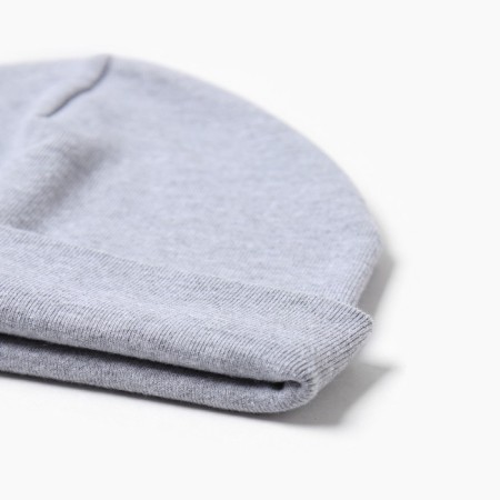 Kit for children (hat, snood), color gray melange/family, size 50-52-1