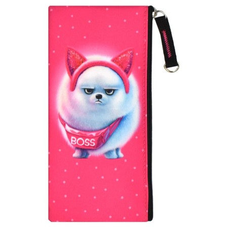 Penal soft, 1 department, 90 x 195 mm, flat, Phoenix "Boss Spitz" Pink 67594