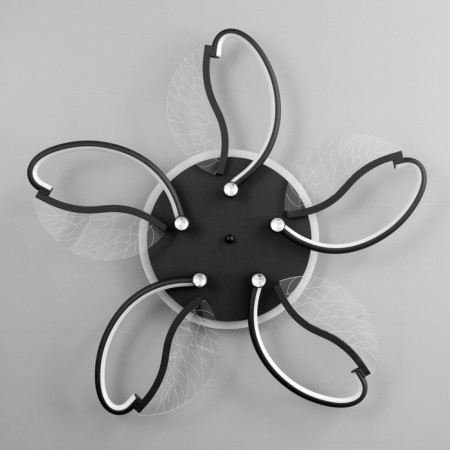 Astrid chandelier 5XLED 110W 3000-6000K RGB black 65x65x8cm-11
