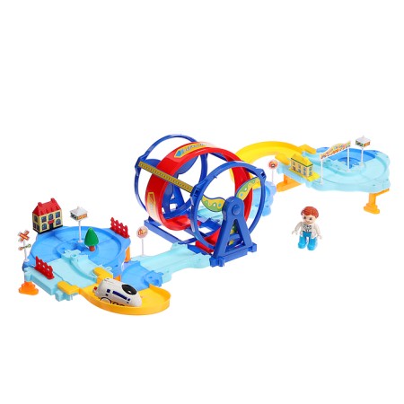 Railway "Entertainment Park", works from batteries-1