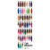 SIM-BRAIDS Kanecalon Two-color, corrugated, 65 cm, 90 gr, red/pink color (#FR-3)