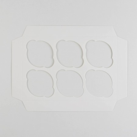 Capcake box, confectionery packaging, 6 cells, “wild”, 23 x 16 x 10 cm-4