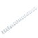 Plastic binding springs, d = 19mm, 100 pieces, sew 131-170 sheets, white, Geleos
