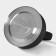 A kettle with a stainless steel whistle Snow, 3 l, induction, black color