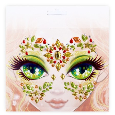Face rhinestones "Sun"-2