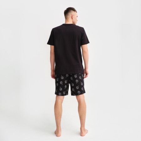 Pajama men's kaftan "f*ck you" R.50, black-2