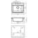 Kitchen carrier made of Florentina "Lipsi-600", 600x520 mm, Gray color