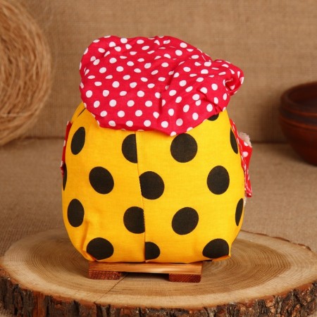 Charm - Brownie "Sanya with an accordion", h = 20 cm-2