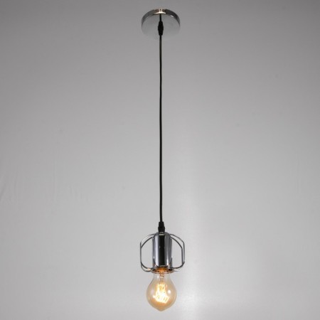 Lamp Bayerlux 1393/1cr E27 40W chrome 9x9x88 cm-1
