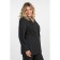 Female jacket, size 52, black color