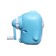 Mechanical sharpener with a "sea cat" container, mix