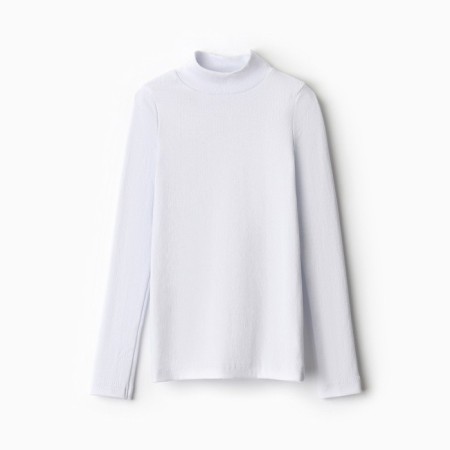 Baby turtleneck, white color, height 122 cm