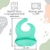 Badion for feeding children, silicone, Mum & Baby, 23x4x29, turquoise