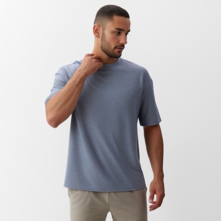 Men's T -shirt Minaku Regular: Blue color, size 46