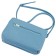 Women's bag B2618-06110, Blue color, artificial leather, 20x8x16.5 cm