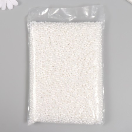 Set of beads "pearls" d 4 mm, 250 gr, white-2