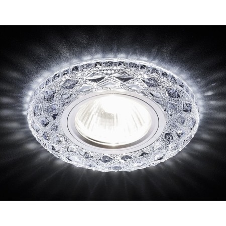 Ambrella Light Lumber built -in LED, G5.3, 3W, Chrome Color, D = 65 mm