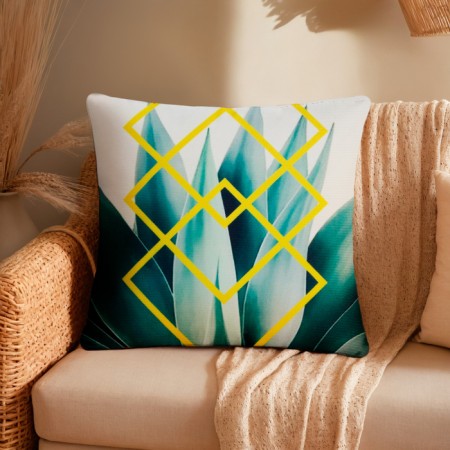 Pillowcase decorative Ethel Tropics "Cactus" 40x40 cm, velor