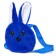 Soft toy-drying "Bunny", blue color