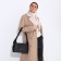 Women's bag with lightning, black color