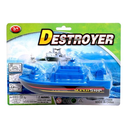 Coast guard boat, works on batteries, MIX color-6