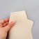 Artificial leather for tattoo and tattoo, 19 × 14.5 cm, beige color