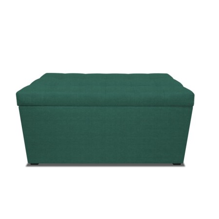 Puff with a lid and weighting, 800 × 400 × 420 mm, bingo velor, color Green