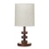Araz table lamp E27 40W Burgundy 16x16x36 cm Risalux