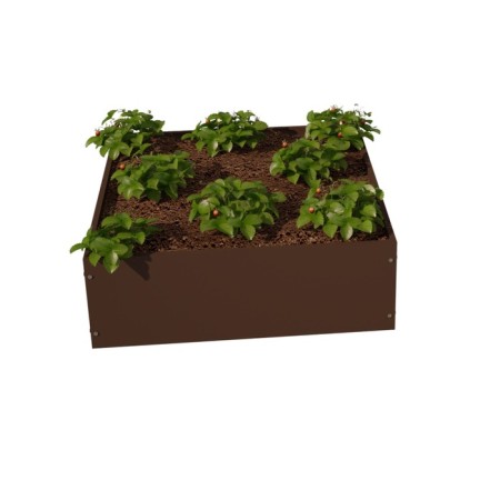 Flower bed, 40 × 40 cm, brown-3
