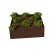Flower bed, 40 × 40 cm, brown