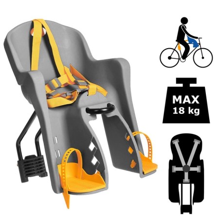 Bulge-bell front BQ-6, fastening on the frame, color gray color