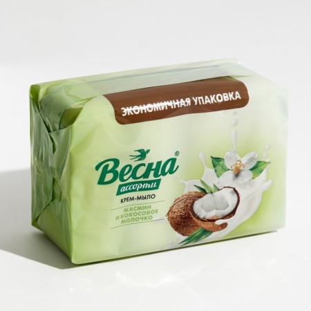 Toilet soap spring, assorted jasmine and coconut milk, 300 g