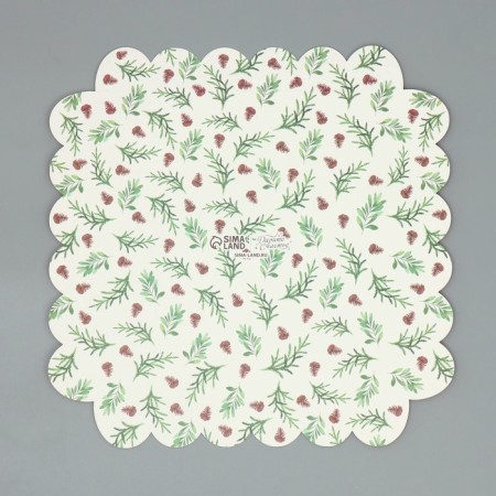 Box for confectionery with PVC lid “Magic New Year!”, 21 x 21 x 3 cm, New Year-7