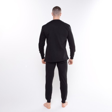 Male thermal underwear (fufaika/pants), black color, size 54-6