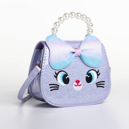 Baby bag on a valve, lilac color