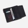 Women's wallet on magnets, black color