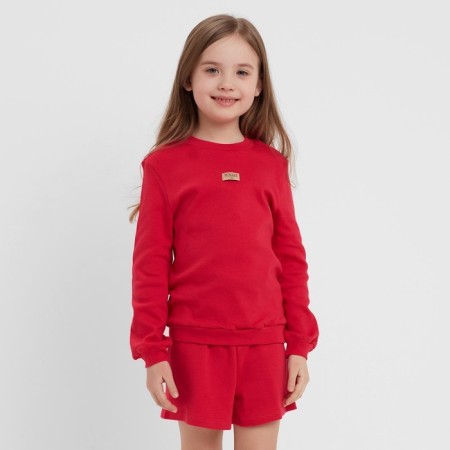 Kidsa (sweatshirt, shorts) minku, fuchsia color, height 110 cm