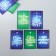 Cardboard "Congratulations" set 10 pcs (5 types) 4x6 cm
