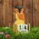 Calendar Table tree "Owl" 10.5x5x19 cm