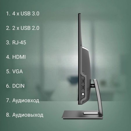 Monoblock Digma Action 21.5 "Full HD Cel N5095A (2) 8GB SSD256GB UHDG 600 CR Windows 11 Prof 107806-9
