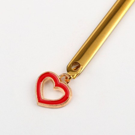 A paired spoon with a suspension of a "sweet couple", 2.7 x 14, 8 cm-6
