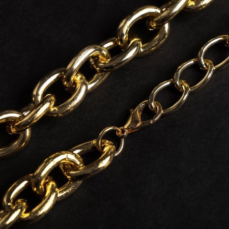 Necklace "chain" ball, color gold, l = 35 cm-1