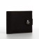 Male purse for magnet, department for bills, cards, coins, brown color