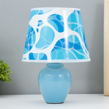 Table lamp "Sea Wave" E14 15W Blue Risalux
