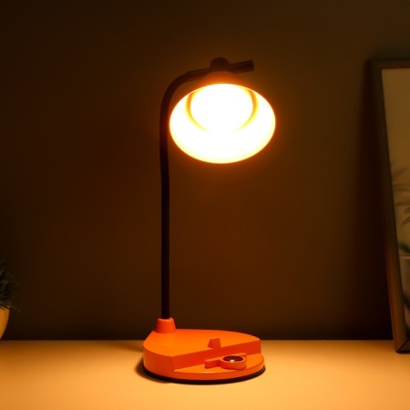 Parasol table lamp LED, from USB/AKB 6 W, Sensor 3000-6000 Orange 14x10x37 cm Risalux 100-2