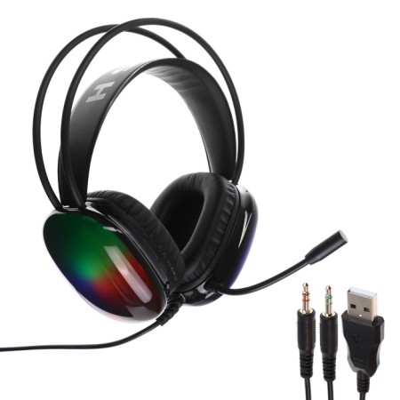 Headphones Smartbuy Rush Vault SBHG-9780, game, full-size, backlight, 3.5mm, 2.1m, black-2