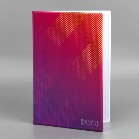 Cover for family documents "DOCS" 8 files A4