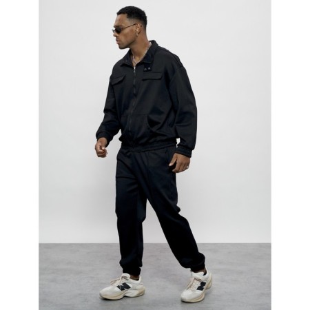 Sports suit men's, size 54, black color-15